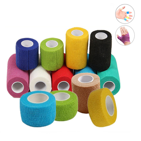 1PC 4.5m Colorful Elastoplast Self Adhesive Elastic Bandage Tom's Hug Sports Knee Finger Ankle Palm Shoulder Athletic Wrap Tape ► Photo 1/6