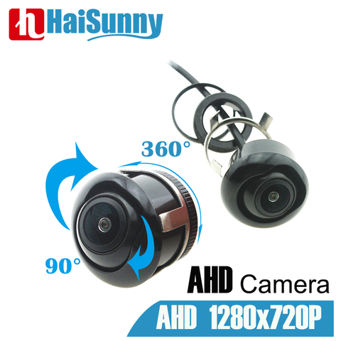 AHD Car Rear Front Side View Camera Wide Angle 360 Degree Rotatable Resolution 1280x720 Reverse Camera Night Vision Full HD ► Photo 1/6