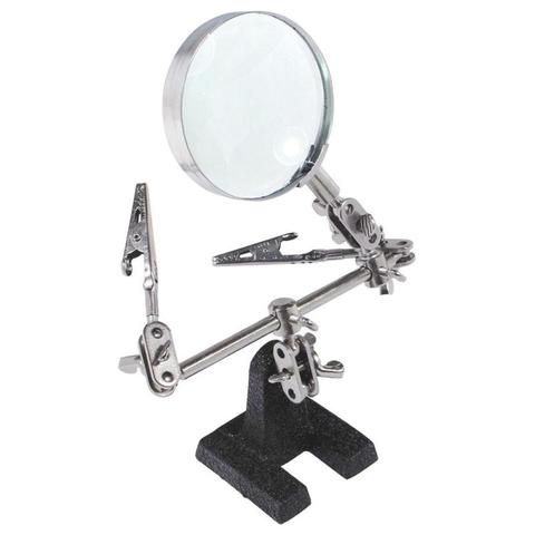 3 Hand Soldering Iron Stand Welding Tool Magnifying Glasses Jewelry Magnifier Clamp Holder Soldering Stand Auxiliary Clip loupe ► Photo 1/6