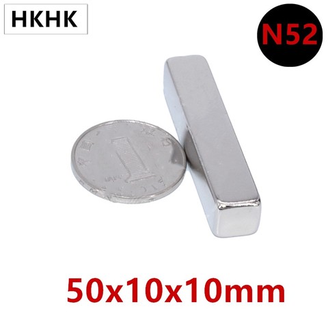 10/20PCS N52 magnet 50x10x10 Strong Magnet sheet 50mm*10mm Permanent Neodymium Magnet 50x10x10mm Strip Block Magnets 50*10*10 ► Photo 1/6