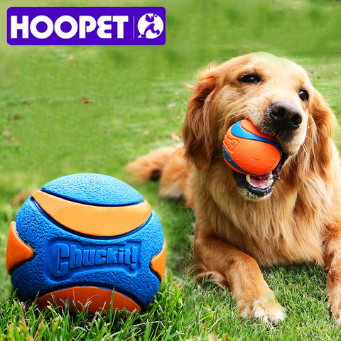 HOOPET Pet Dog Puppy Squeaky Chew Toy Sound Pure Natural Non-toxic Rubber Outdoor Play Small Big Dog Funny Ball ► Photo 1/6