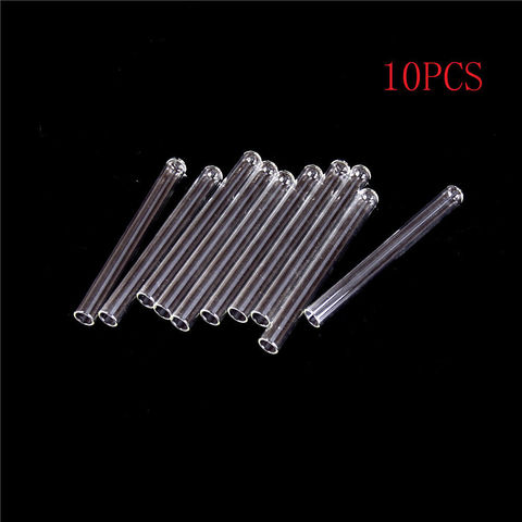 10pcs/lot Transparent Pyrex Glass Blowing Tubes 100mm Long Thick Wall Test Tube 10*100mm ► Photo 1/6