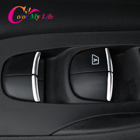 Color My Life Car Door Window Lifter Sequins Trim ABS Chrome for Nissan X-Trail T32 Qashqai J11 Altima Teana Maxima Stickers ► Photo 1/6