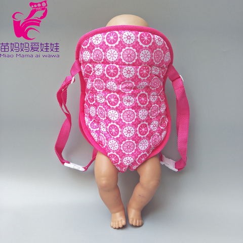 Dolls out going carry bag doll accessory for 43cm Baby new Born Doll girl for 18 inch doll bag doll clothes ► Photo 1/6