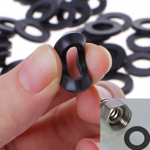 M2 M2.5 M3 M4 M5 M6 M8 M10 M12 M14 M16 M18 M20 M25 M32 Black Rubber Flat Washer Plane Spacer Insulation Seals Gasket Ring ► Photo 1/5