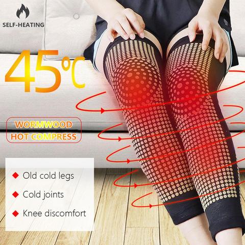 1 Pair Dot Matrix Self Heating Knee Pads Brace Sports Kneepad Tourmaline Knee Support For Arthritis Joint Pain Relief Recovery ► Photo 1/6