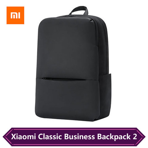 Xiaomi Classic Business Backpack 2 Generation Men 15.6 Inch Laptop Bag  Waterproof Large Capacity Travel Schoolbag Dropshipping ► Photo 1/6