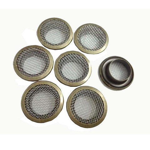 200sets/lot 14mm metal brass mesh eyelets washer metal grommet Nickle/black nickle/ bronze color+Hand tool + power tool ► Photo 1/6