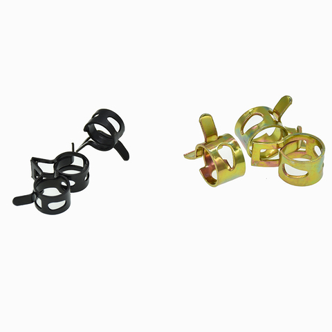 Vacuum Spring Fuel Oil Water CPU Hose Clip Pipe Tube for Band Clamp Metal Fastener Spring Clips  Fuel  Clamp Hoops Air Tube ► Photo 1/6