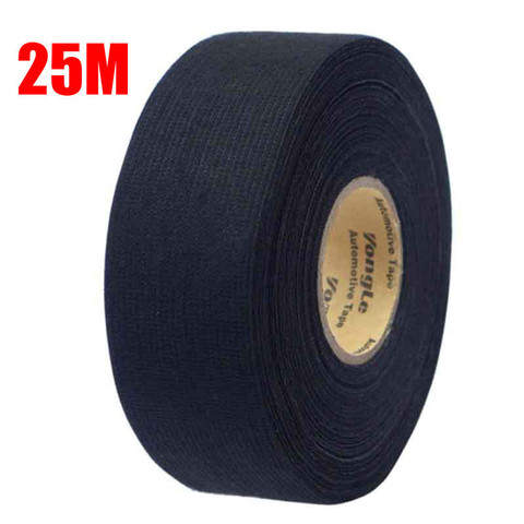Universal Fabric Cloth Tape Automotive Wiring Harness Black Flannel Car Anti Rattle Self Adhesive Felt Tape Waterproof Glue ► Photo 1/6