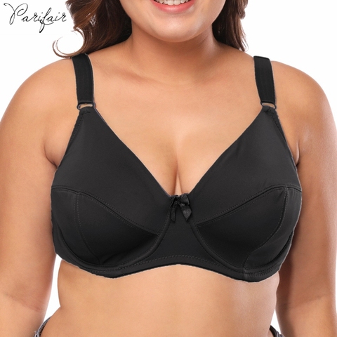 PariFairy C D DD E DDD F cup Big Size Bralette Ultrathin Polyester Underwired Bra Plus size 44E 46E 48E 42F 44F 46F 48F 50F 52F ► Photo 1/6