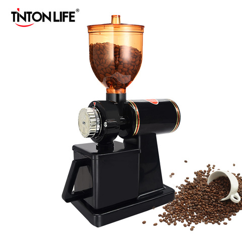 Electric Coffee grinder Coffee mill Bean grinder machine flat burrs Grinding machine 220V/110V Red/Black EU US ► Photo 1/6
