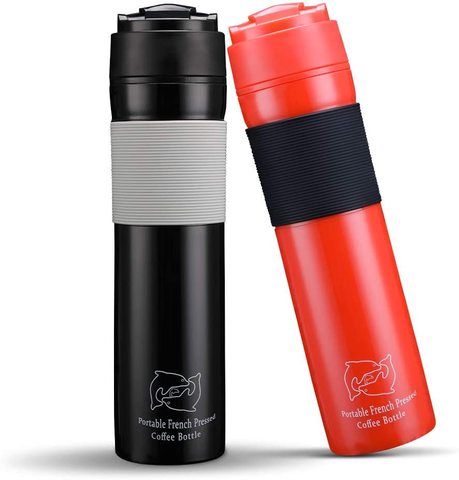 Original Portable French Press Coffee Maker Insulated Travel Mug Premium Group will be better ► Photo 1/6