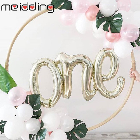 Baby 1st Birthday Decorations First Birthday Balloon Boxes with ONE Letter 1  Year Old Birthday Backdrop for baby shower Boy Girl - AliExpress