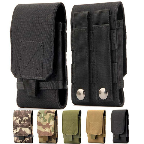 Universal Phone Pouch Holster Waist Bag Army Tactical Military nylon belt For Samsung iphone Huawei Xiaomi Nokia Sony LG Case ► Photo 1/6