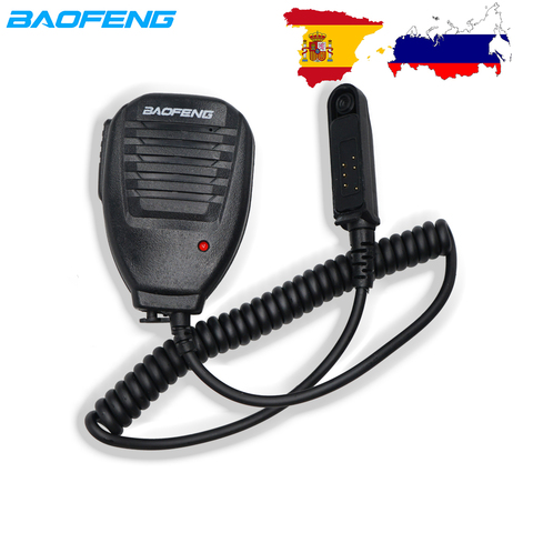 Original BAOFENG UV-9R Plus Handy Microphone Waterproof  Speaker Mic For Baofeng UV9R Plus BF-A58 UV9R BF-9700 S56 Walkie Talkie ► Photo 1/6