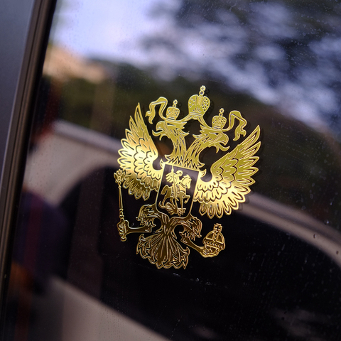 Universal car Sticker Coat of Arms of Russia For Hyundai Creta ix25 sonata lf Tucson 2016-2022 ► Photo 1/4