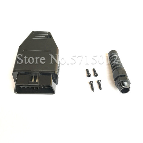 16 Hole Auto Car OBDII Male OBD2 OBD 2 Automotive Connector Plug OBD-II Socket ► Photo 1/3