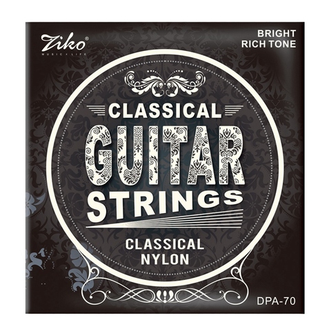 Ziko DPA-70 Classical Guitar Strings 6pcs/Set Nylon Core Silver Plated Copper Wound Classical Guitar Strings (.028-.043) ► Photo 1/6