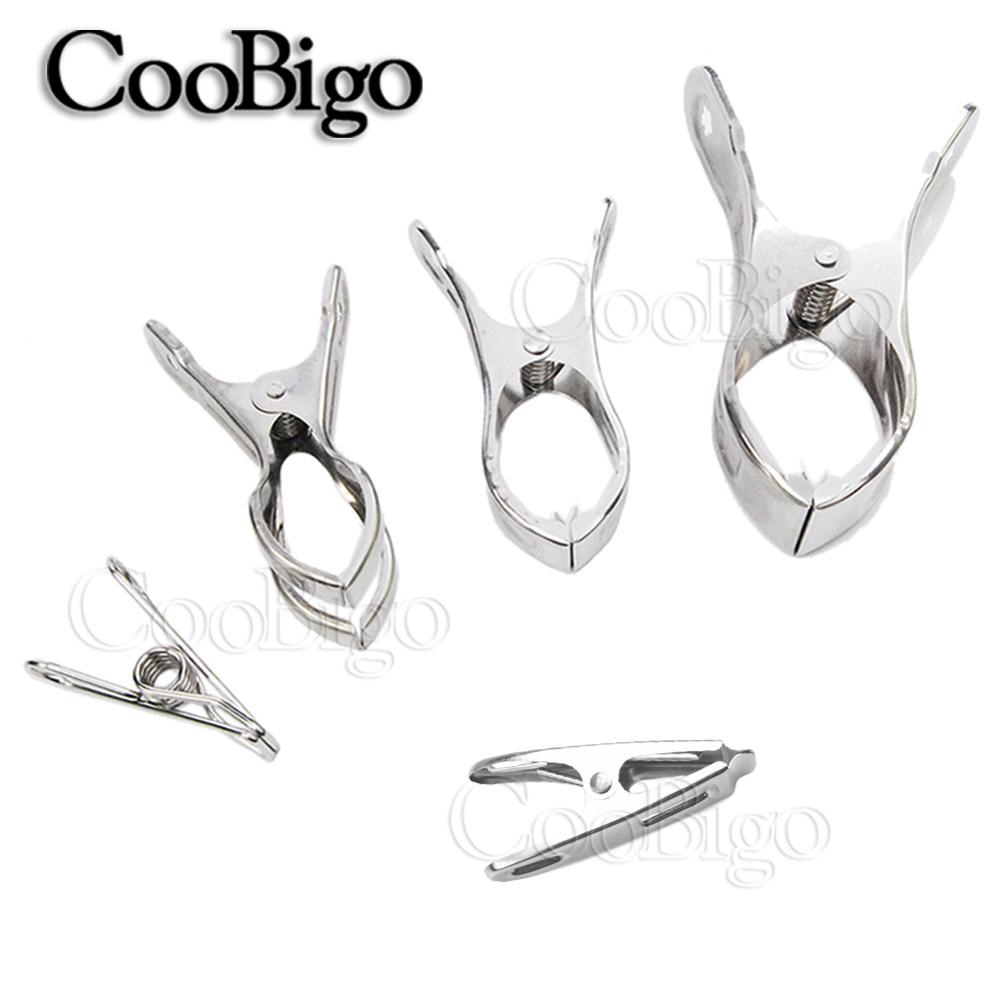 Stainless Steel Clothes Pegs Pins  Stainless Steel Hanging Clips - 6pcs  Cloth Clip - Aliexpress