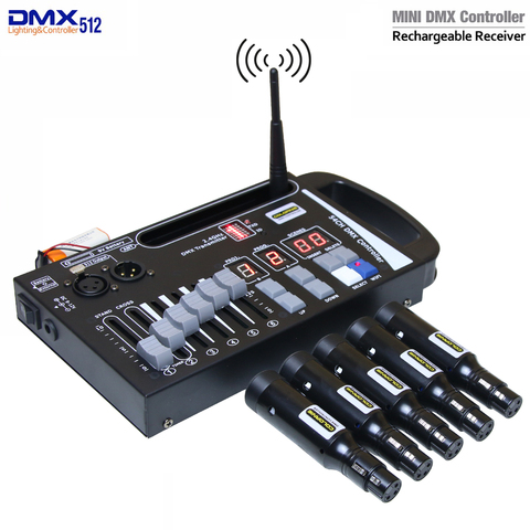 NEW DMX Wireless Transmitter Receiver LED controller Laser Light Controller very convenience for moving stage ► Photo 1/6