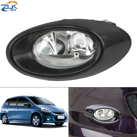 ZUK Car Fog Lamp Fog Light Front Bumper Fog-Proof Light For HONDA FIT JAZZ Sport GD1 GD3 2005 2006 2007 2008 Foglight Foglamp ► Photo 1/6