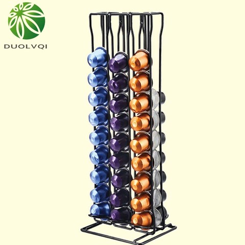 Practical Coffee Capsule Holder Coffee Pod Holder Tower Stand For 60 Nespresso Capsules Storage soporte capsulas nespresso ► Photo 1/5