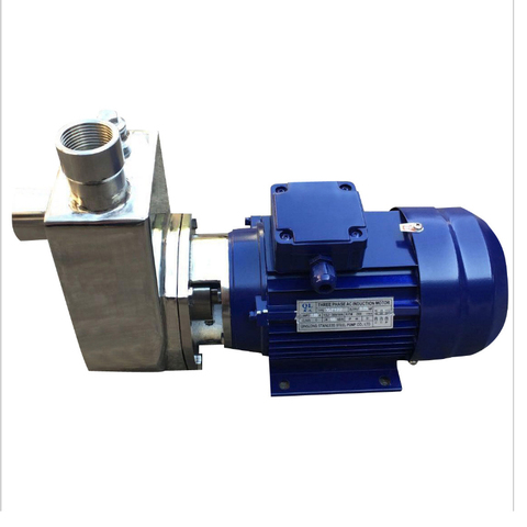 Stainless steel self-priming corrosion resistant chemical low temperature centrifugal food grade pump 25FB-8 ► Photo 1/4