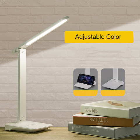 9W Sensor Touch LED Table Lamp Touch Controll Brightness Adjustable USB Rechargeable Reading Eye-Protect Led Table Lamp Dropship ► Photo 1/1