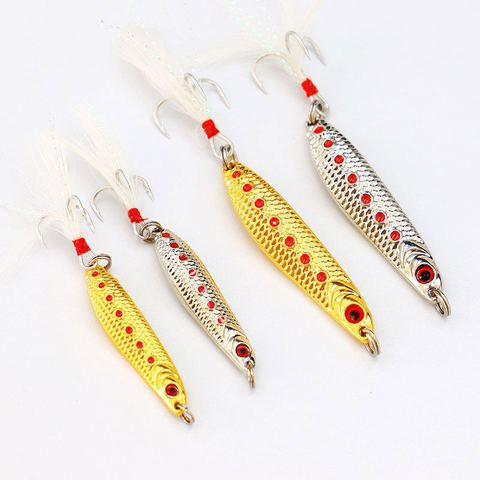 Metal Leech Vib Blade Lure 7/10//15/20G Sinking Vibration Baits Artificial Feather Vibe for Bass Pike Perch Fishing Long Shot ► Photo 1/5