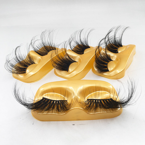 1 Pair 70mm Lashes 3D Mink False Eyelashes Super Long Exaggeration Fluffy Dramatic Mink Lashes ► Photo 1/6