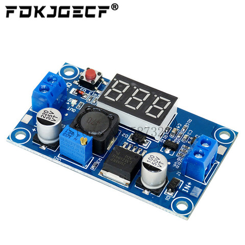 LM2596 DC DC Step Down Converter Voltage Regulator LED Display Voltmeter 4.0~40 to 1.3-37V Buck Adapter Adjustable Power Supply ► Photo 1/2