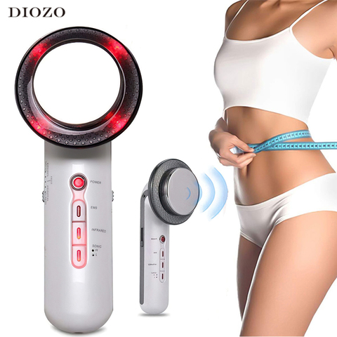 Body Slimming Massager 3 in 1 EMS Infrared Ultrasonic Massager Ultrasound Slimming Fat Burner Cavitation Face Beauty Machine ► Photo 1/6