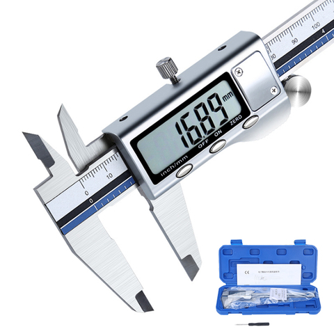 Stainless Steel Digital Caliper All Metal Vernier Caliper Electronic Pachometer High Precision Schuifmaat Measuring Caliber ► Photo 1/6