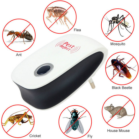 Rodent Control Indoor Cockroach Mosquito Insect Killer Ultrasonic Pest Repeller Plug Electronic mosquito repellent anti mosquito ► Photo 1/6