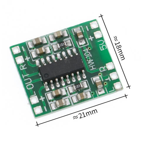 10PCS PAM8403 module Super digital amplifier board 2 * 3W Class D digital amplifier board efficient 2.5 to 5V USB power supply ► Photo 1/3