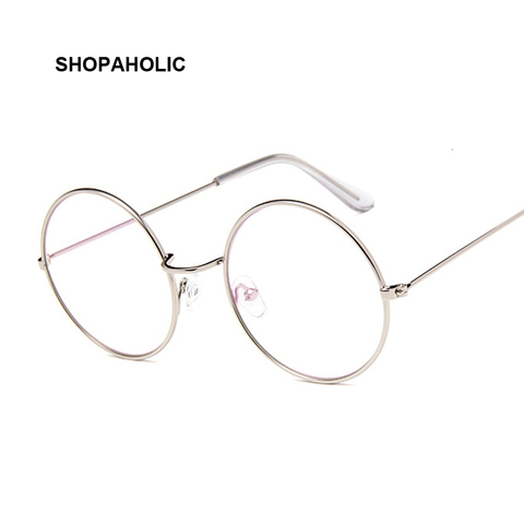 Vintage Retro Metal Frame Clear Lens Optical Glasses Fashion Harry Eyewear Eyeglasses Black Small Round Circle Eye Glasses ► Photo 1/6