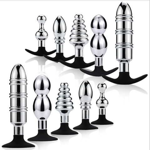 Heavy extra large anal expansion Metal Anal Plug Dildo Stainless Steel Butt Plug Prostate Massage Adult Sex Toy for Man Woman ► Photo 1/6