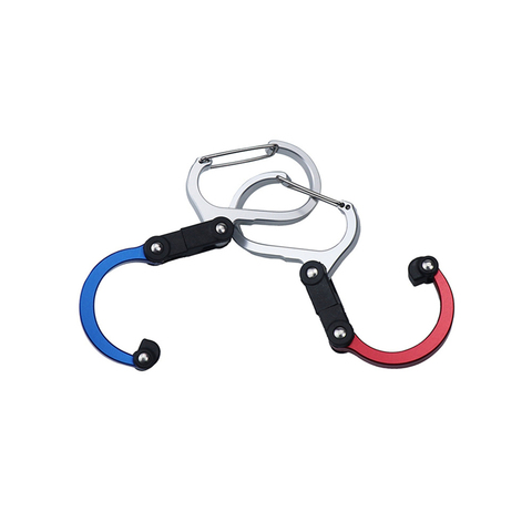 Carabiner Hybrid Gear Clip Rotating Hook Strong Clips Camping Hiking Travel Backpack Mountain Climbing Outdoor Accessories ► Photo 1/6