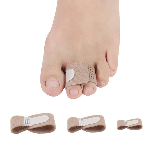 Fabric Toe Finger Straightener Hammer Toe Hallux Valgus Corrector Bandage Toe Separator Splint Wraps Foot Stretcher Care Tool ► Photo 1/6