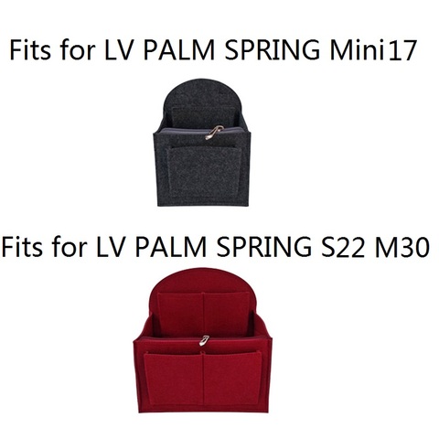 Fits for PALM SPRINGS Backpack Storage Bags Felt Makeup Bag Organizer Insert Bag Organizer Insert Travel Cosmetic Bag ► Photo 1/6