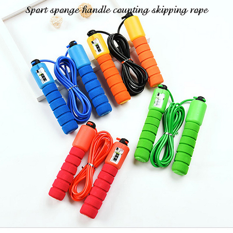 Professional Jump Rope with Electronic Counter 2.9m Adjustable Fast Speed Counting Skipping Rope Jumping Wire Workout Equipments ► Photo 1/6