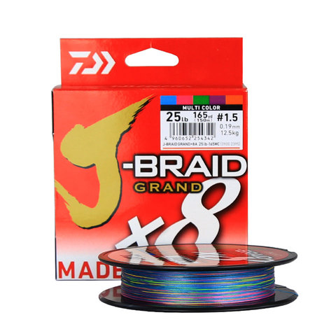 DAIWA J-BRAID Fishing Line 8 Strands Braided Fishing Lines 150M PE Fishing Line Made in Japan Multifilament Strong Fishing Line ► Photo 1/6