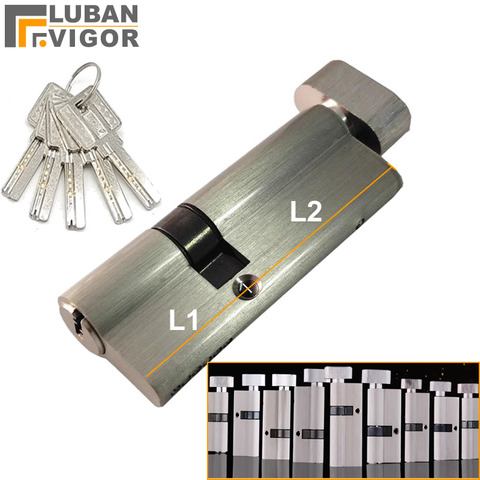 Special custom,Security door Center asymmetry lock cylinder ,Plastic steel aluminum alloy door Eccentric universal lock core ► Photo 1/5