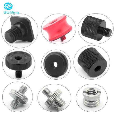 1/4 3/8 5/8 Thread Screw Mount Adapter Tripod Plate Flash Light Converter Mic Hotshoe Holder SLR Camera Photo Studio Accessories ► Photo 1/6