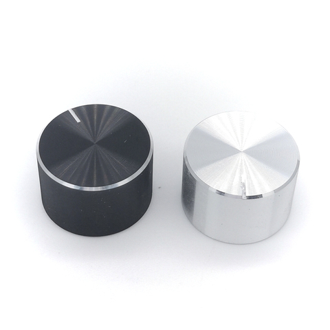 2PCS  25x13mm 6mm Shaft Hole Aluminum Alloy Potentiometer Knob Cap Encoder Volume Control Knob Audio Knob 30*17mm 25*13mm ► Photo 1/5