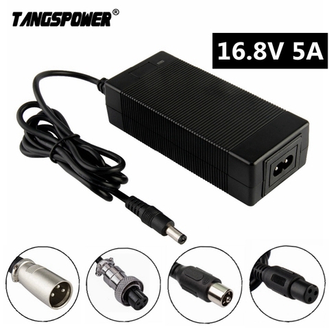 TANGSPOWER 4S 16.8V 5A lithium battery charger for 14.4V 14.8V 4Series Li-ion battery pack Charger High quality ► Photo 1/6