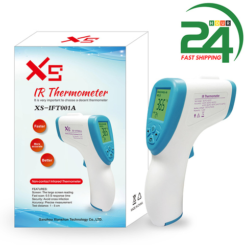 Adult Digital Thermometer Non-contact IR Infrared Thermometer Infrared 3-color LCD Display Forehead Temperature Measurement ► Photo 1/6