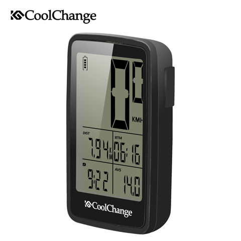 CoolChange Bicycle Computer Rainproof Wired and Wireless Cycling Computer Speedometer Odometer USB Rechargable MTB Bike Computer ► Photo 1/6