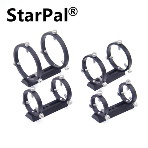 StarPal 42mm 50mm 65mm 80mm 6-point guide scope rings holder with 100mm mini dovetail plate Astronomical Telescope Accessories ► Photo 1/6